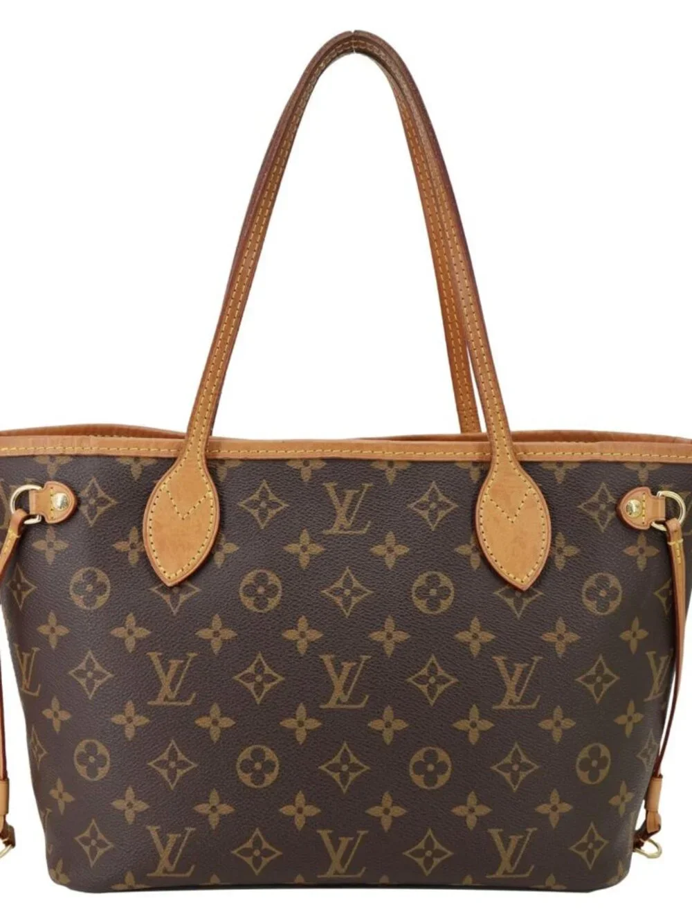 Louis Vuitton Neverfull PM Monogram Canvas Tote Bag Brown